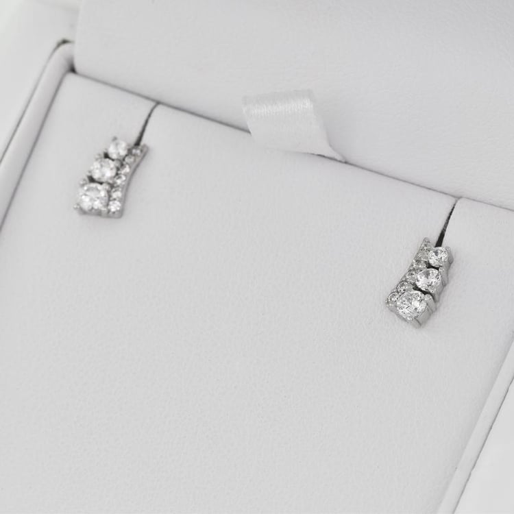Náušnice so zirkónmi 24621