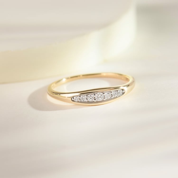 Zlatý prsteň s lab-grown diamantmi 164966