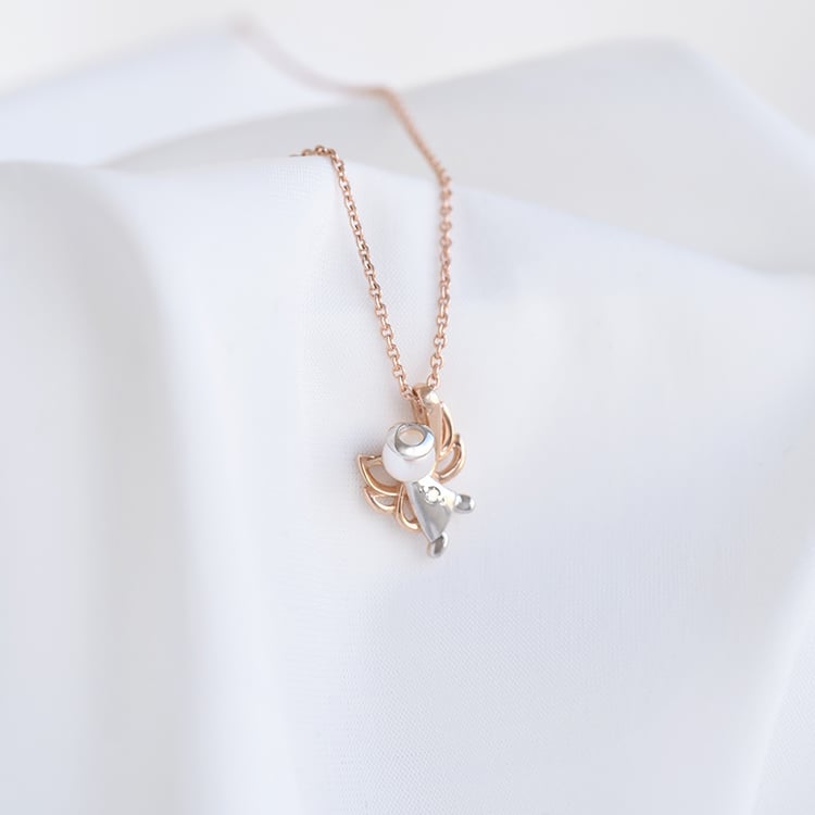 Anjelský prívesok s perlou 91881