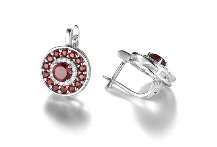 Strieborné náušnice 16470