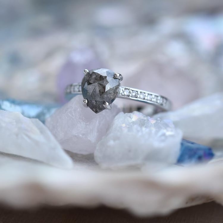 Salt´n´pepper zlatý prsteň 44236