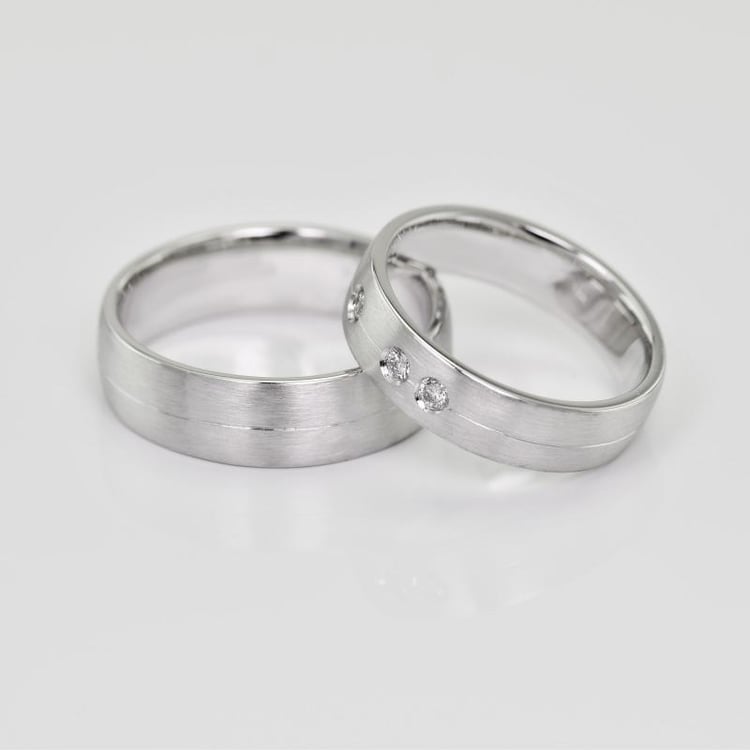 Zlaté svadobné obrúčky s diamnatmi 20734