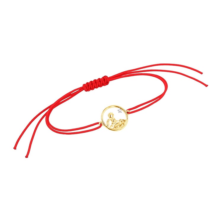 Šnúrkový vykrojený náramok s postavičkou Malý princ 152478