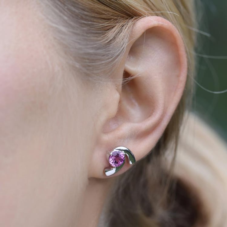 Zafírové náušnice 13880