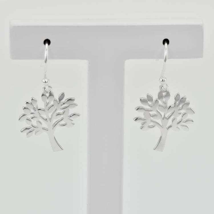Strieborné náušnice so stromom života 26450