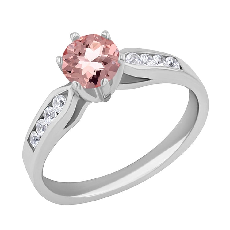 Zásnubný prsteň s morganitom Cletia