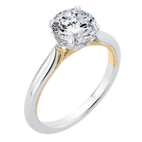 Zásnubný prsteň s postrannými lab-grown diamantmi Lisabet
