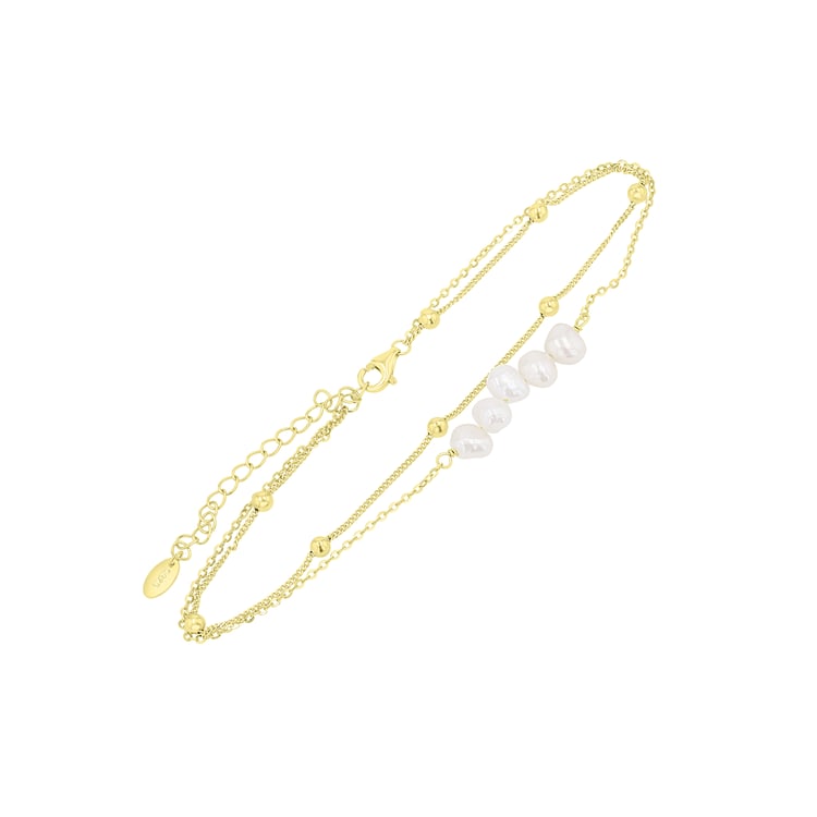 Strieborný minimalistický náramok na nohu Lovie
