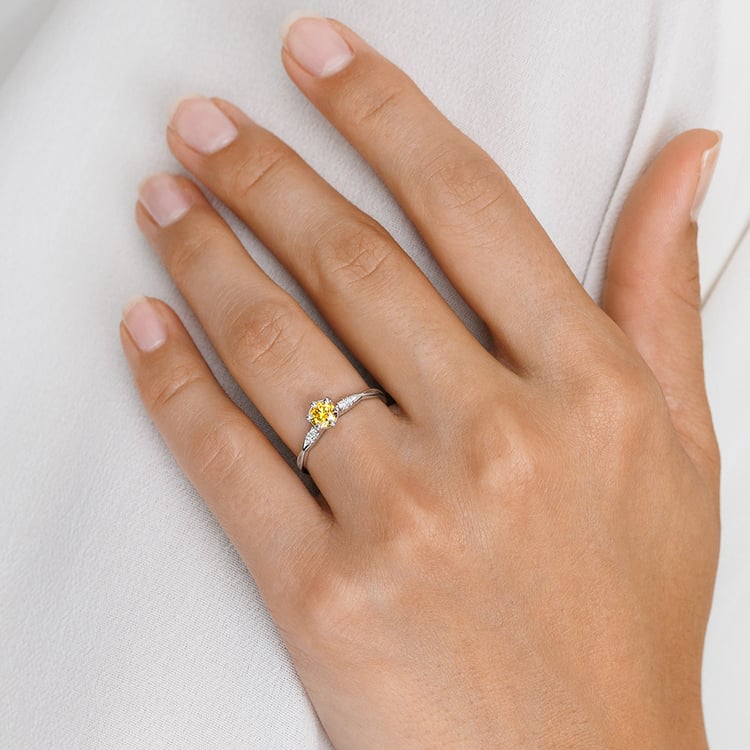 Zásnubný prsteň zo zlata s 0.36ct IGI certifikovaným lab-grown diamantom Mileva 158300