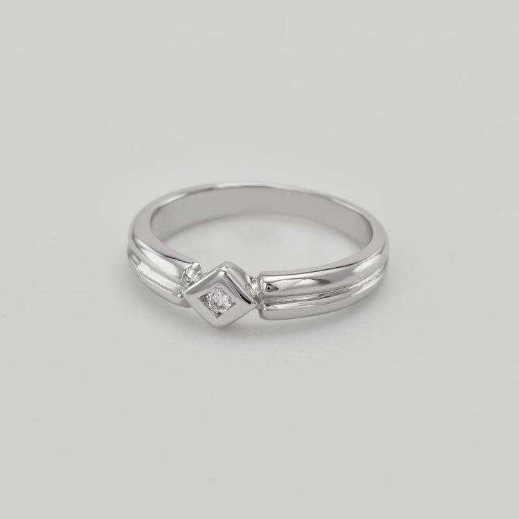 Zlatý prsteň s diamantom 30586