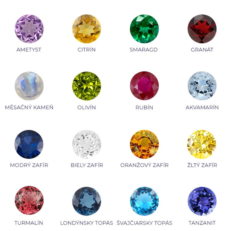 Prsteň s tromi drahokamami podľa vášho výberu Stenia 119412