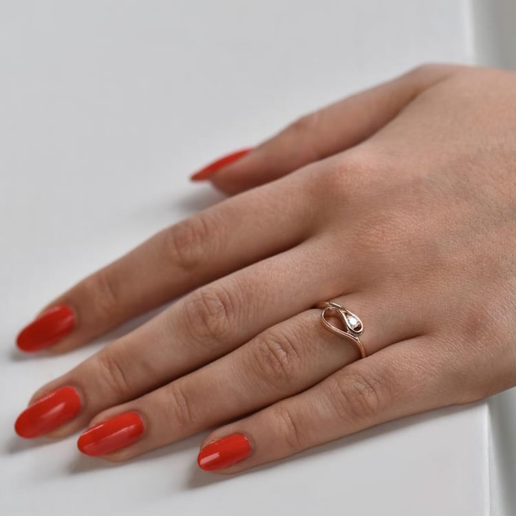 Zásnubný prsteň s diamantom 30088