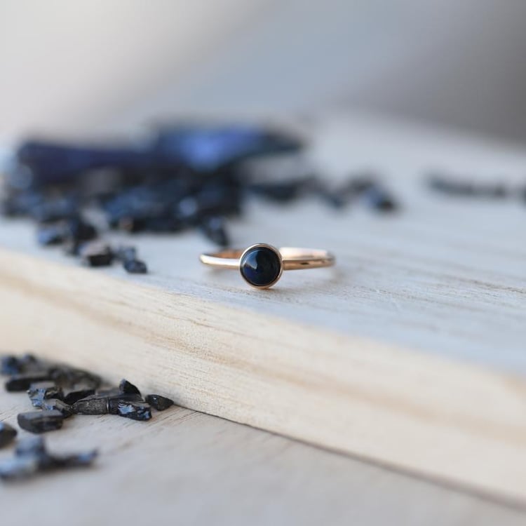 Zlatý prsten s opálom 52358