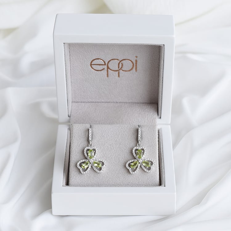 Trojlístku s olivín a zirkónmi 88695