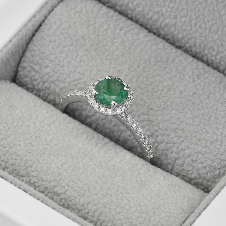 Prsteň so smaragdom 40340