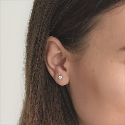 Náušnice s 0.50ct diamantmi Jadine