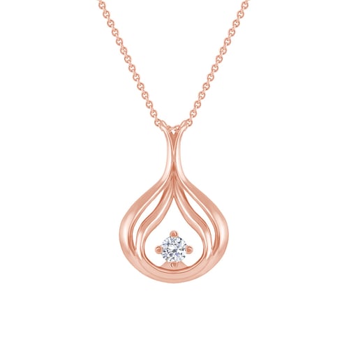 Elegantný zlatý prívesok s diamantom Havannah