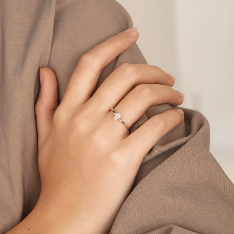 Zlatý prsteň s lab-grown diamantom Morgan 165750