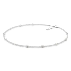 Strieborný perlový náhrdelník Ilmar