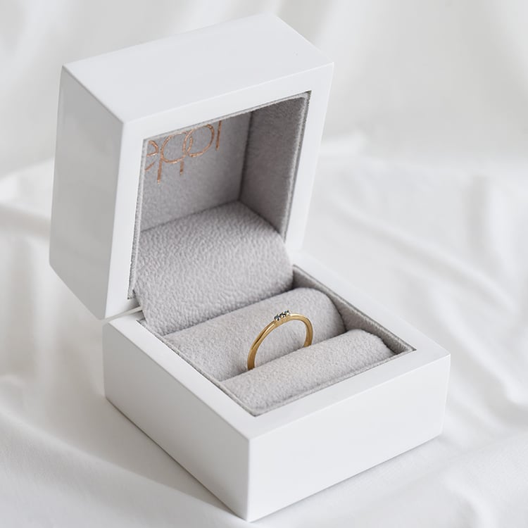 Strieborný prsteň s diamantmi 92186