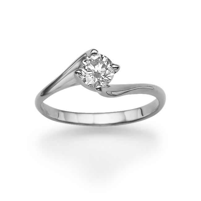 zásnubný prsteň s diamantom