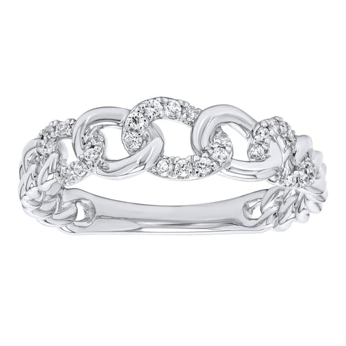 Zlatý prepletený prsteň s lab-grown diamantmi Rakhi