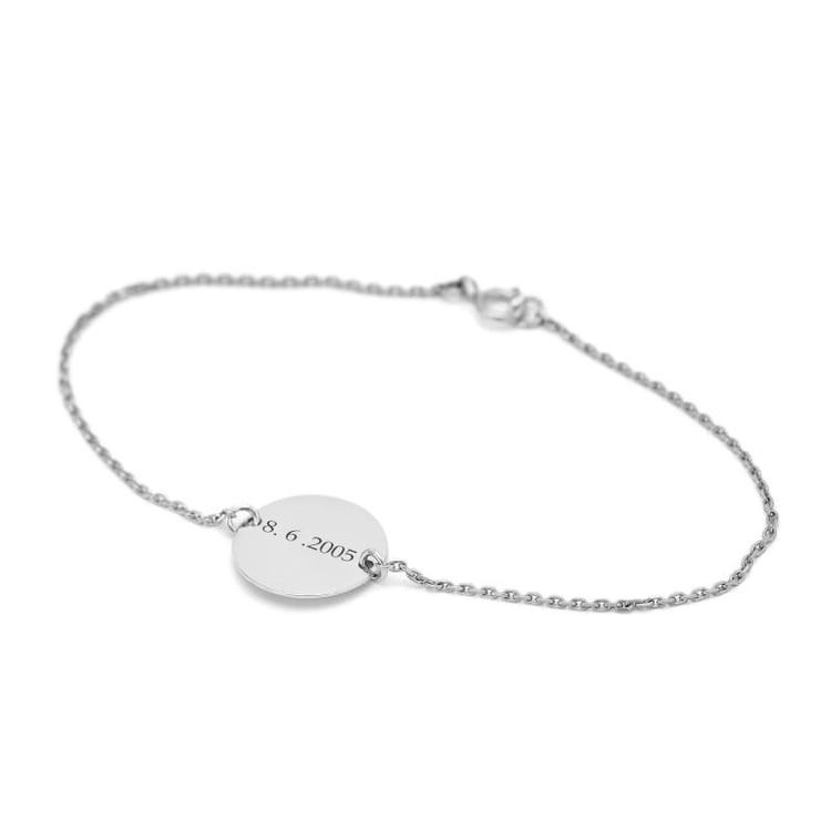 Zlatý náramok so znamením a diamantom Lev 126307