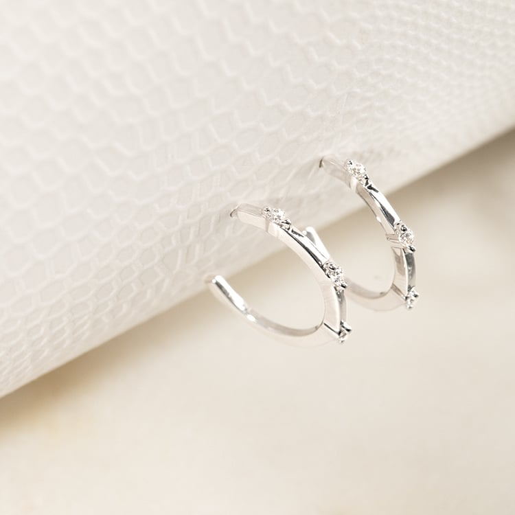 Kruhové náušnice s diamantmi Odina 134241