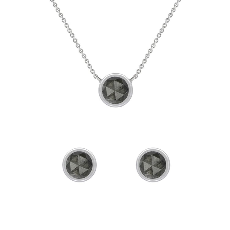 Zlatá kolekcia šperkov so salt'n'pepper diamantmi