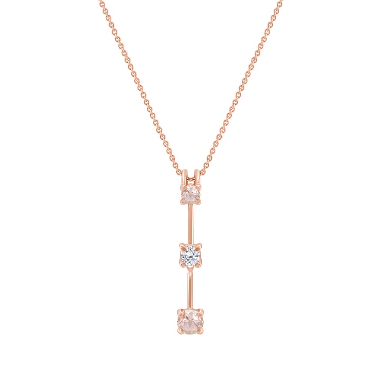 Zlatý náhrdelník Minulosť prítomnosť budúcnosť s morganity 37820