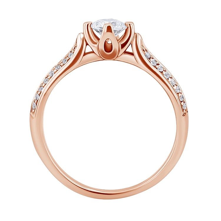 Zásnubný prsteň s diamantmi Nabyne 128836