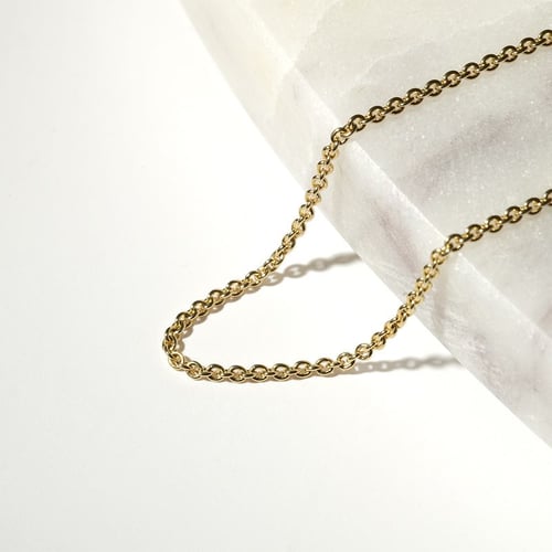 Ankr retiazka 45 cm z 14k zlata so šírkou 1.4 mm