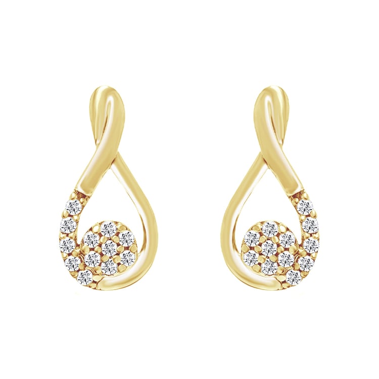 Zlaté náušnice 93219