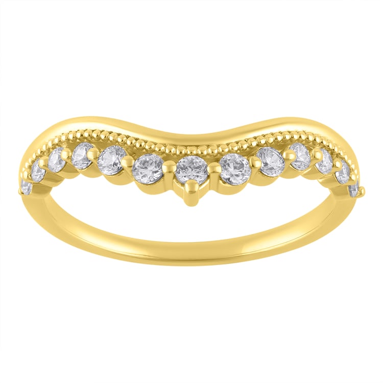 Zlatý prsteň s lab-grown diamantmi Dani