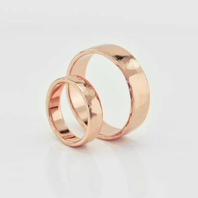 Vyleštené svadobné prstene