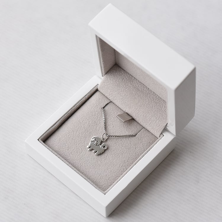 Prívesok v tvare maltézskeho psíka 70829