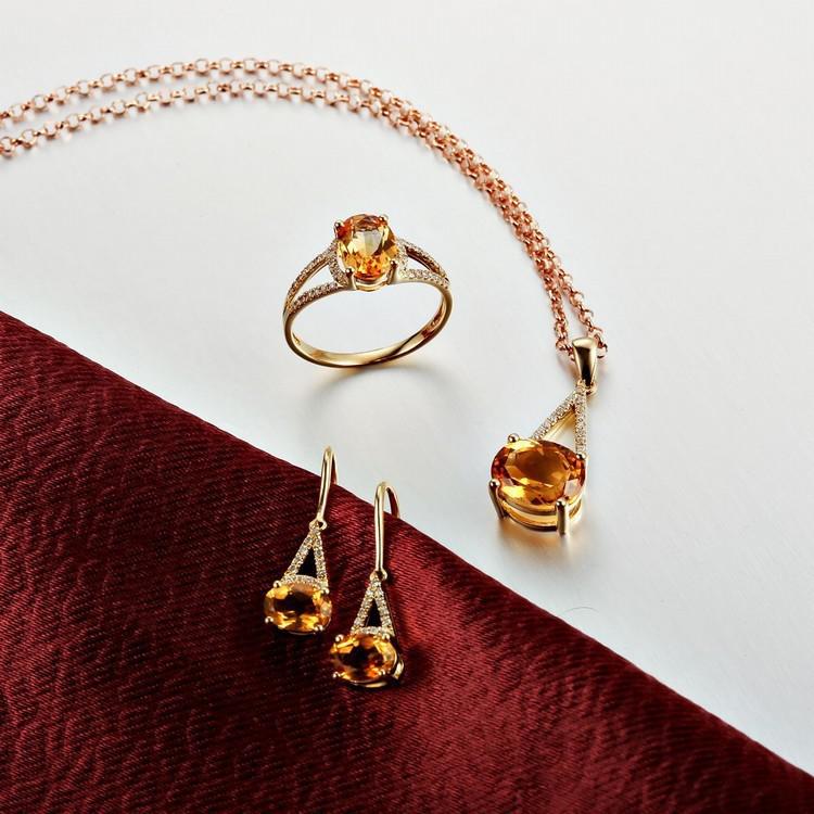 Citrínová zlatá kolekcia 4750