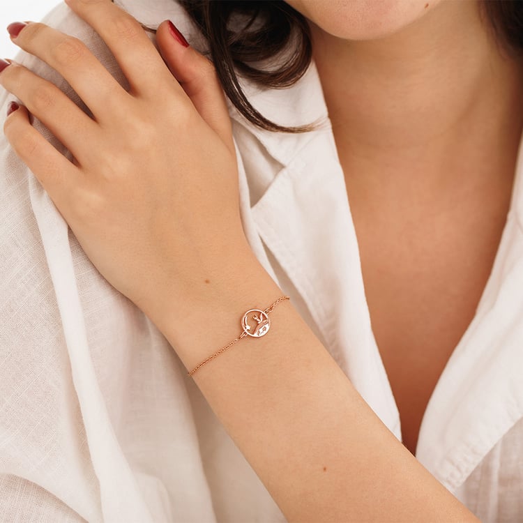 Vykrojený náramok s líškou Malý princ 157536