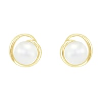 Elegantné perlové náušnice Colton