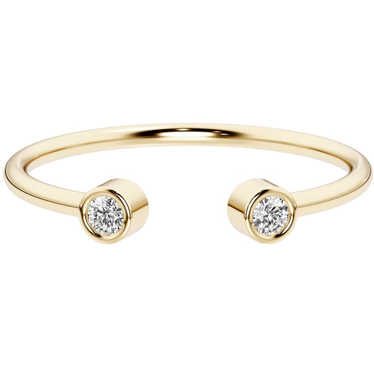 Prsteň s neuzavretou obrúčkou a diamanty Orion 152347