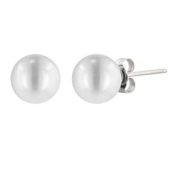 Perlové zlaté náušnice Abira