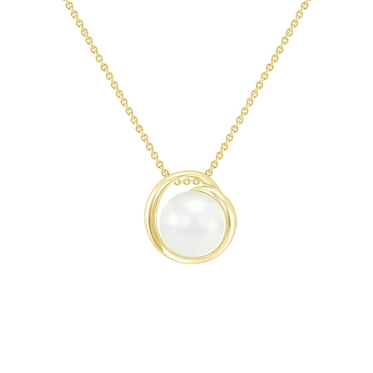 Minimalistický prívesok s perlou 80308