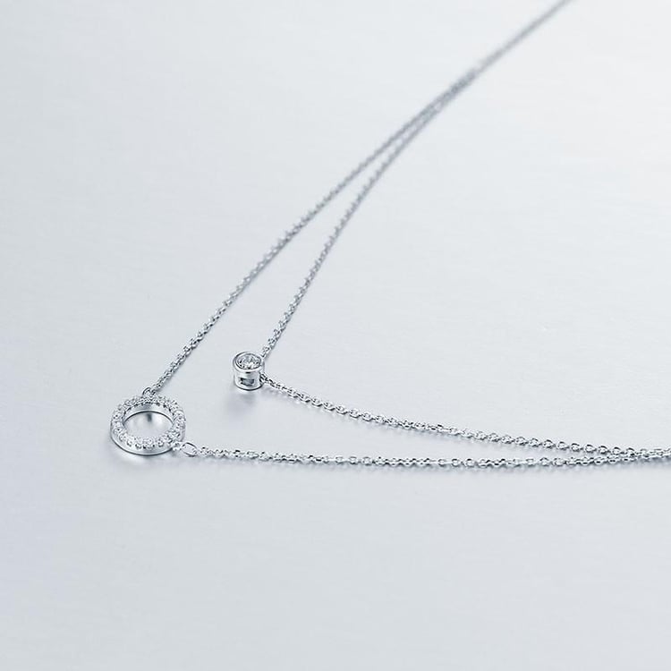 Náhrdelník zo striebra Edythe 7515