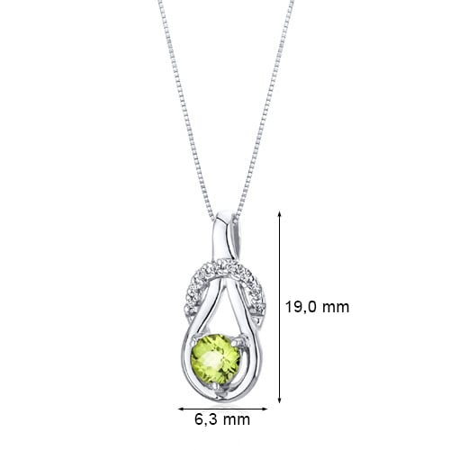 Náhrdelník s olivínmi 39878