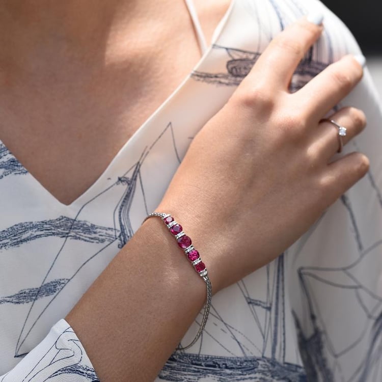 Rubínový náramok 39830