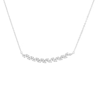 Diamantový náhrdelník v tvare lístočkov Moses