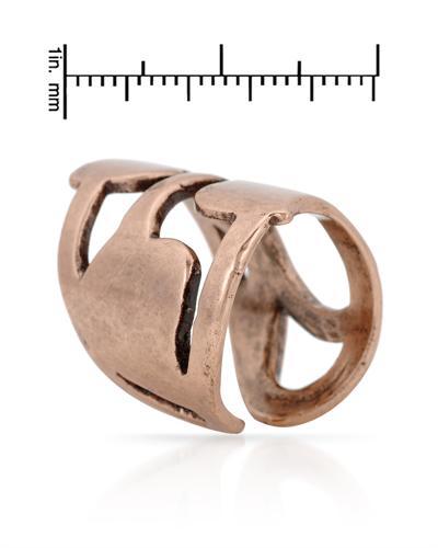 Mosadzný prsteň 54924