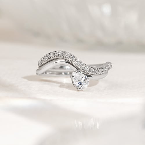 Romantický zásnubný set prsteňov s lab-grown diamantmi Emmy