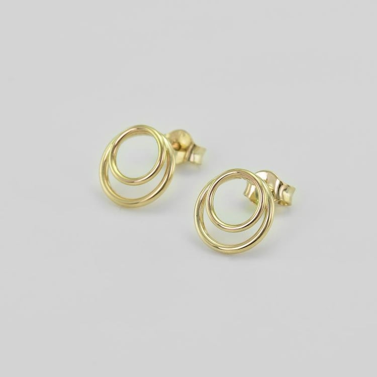 Zlaté napichovacie krúžky 40273