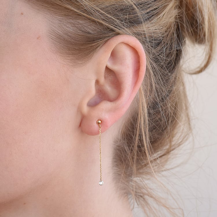 visacie náušnice s diamantmi 86879